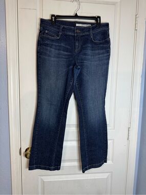 DKNY Women's Dark Blue Flare Jeans